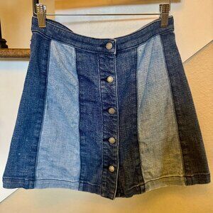 Rebecca Minkoff Beatty Denim Miniskirt, Size 4